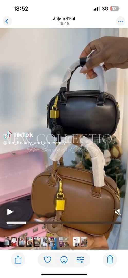 topstiched bag 