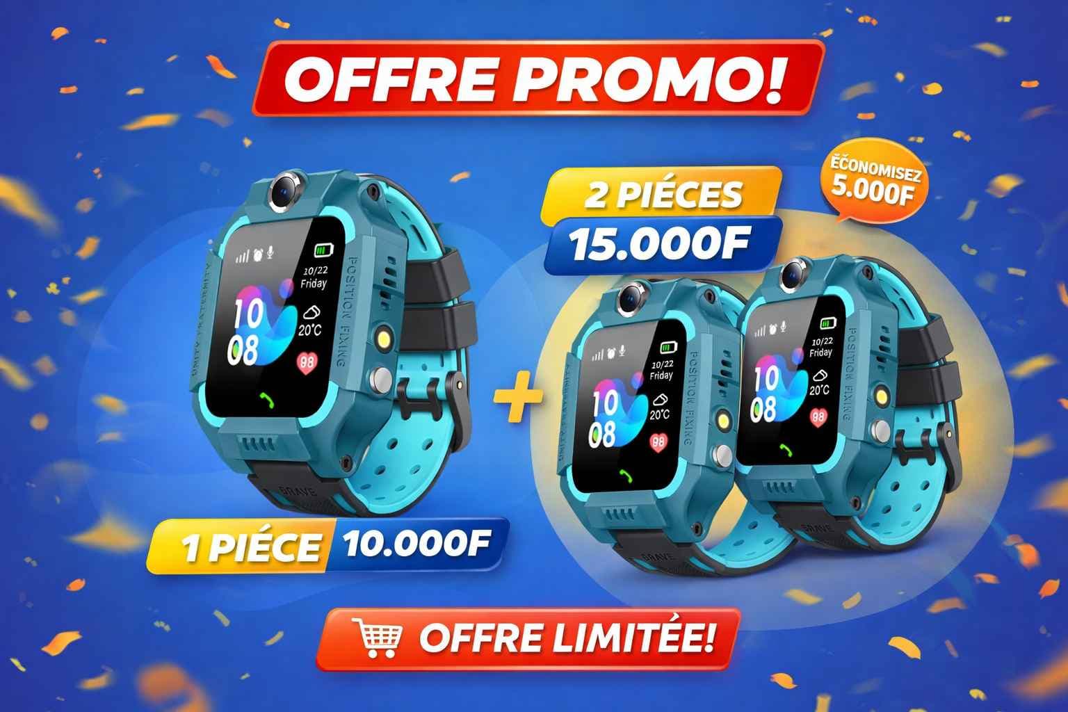 montre connectée pour enfants