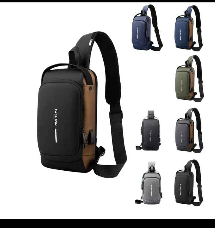 sac bandoulière anti vol pour homme