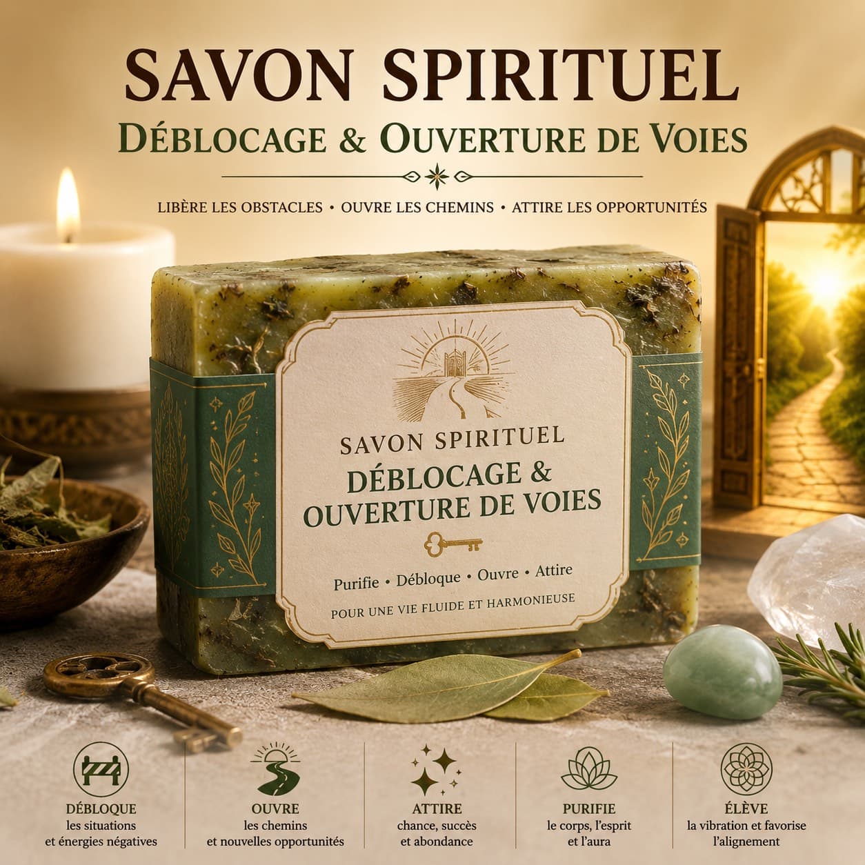 Savon de déblocage et ouverture de voies