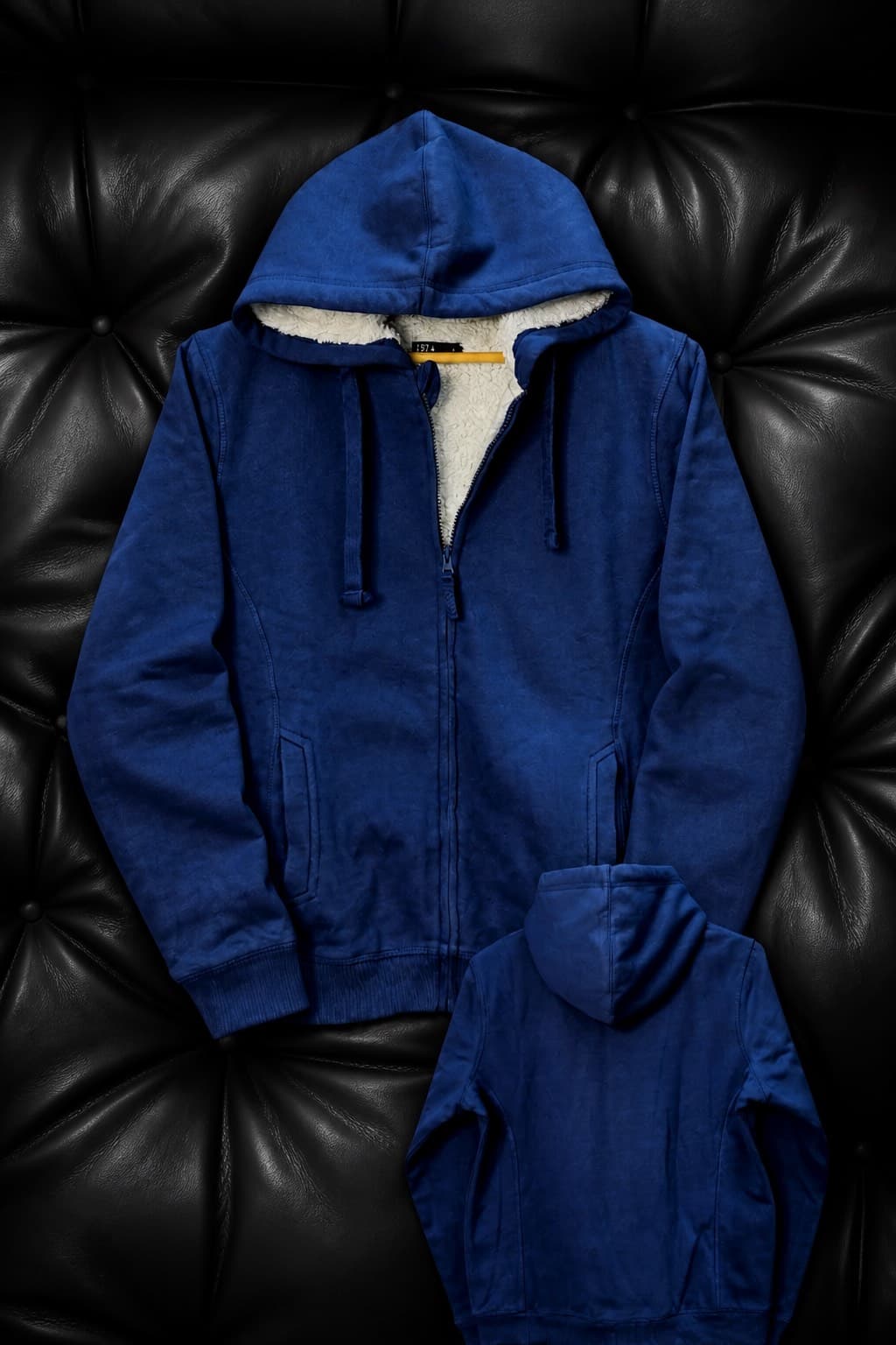 pull-over bleu décontracté