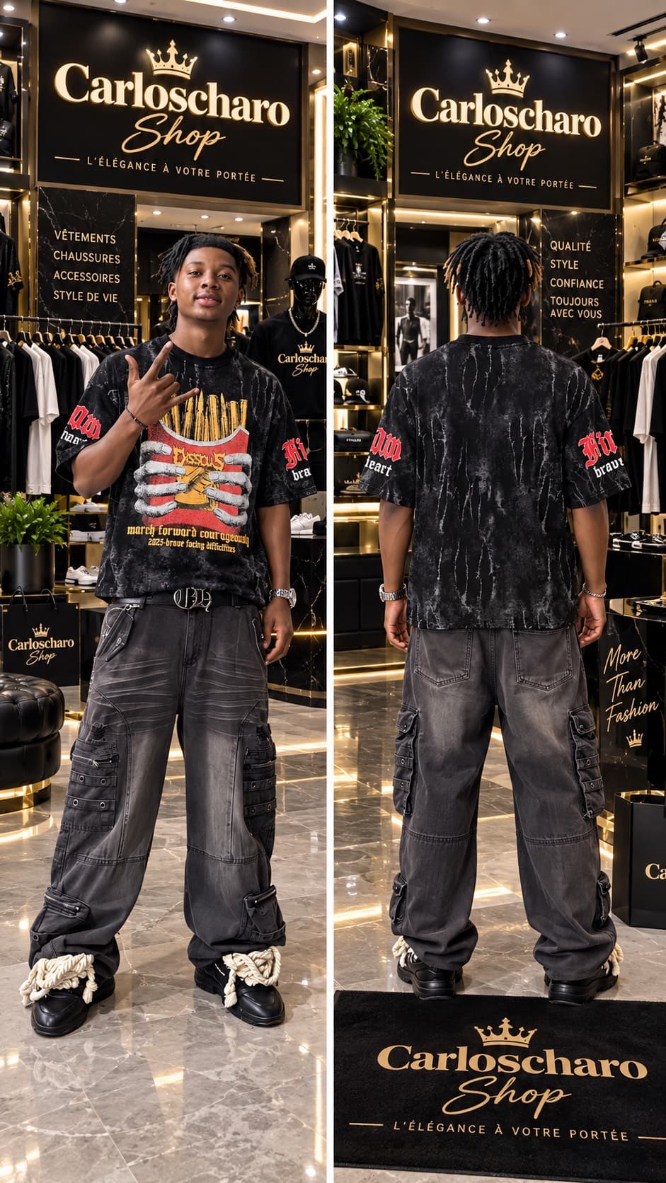 t-shirt streetwear robuste