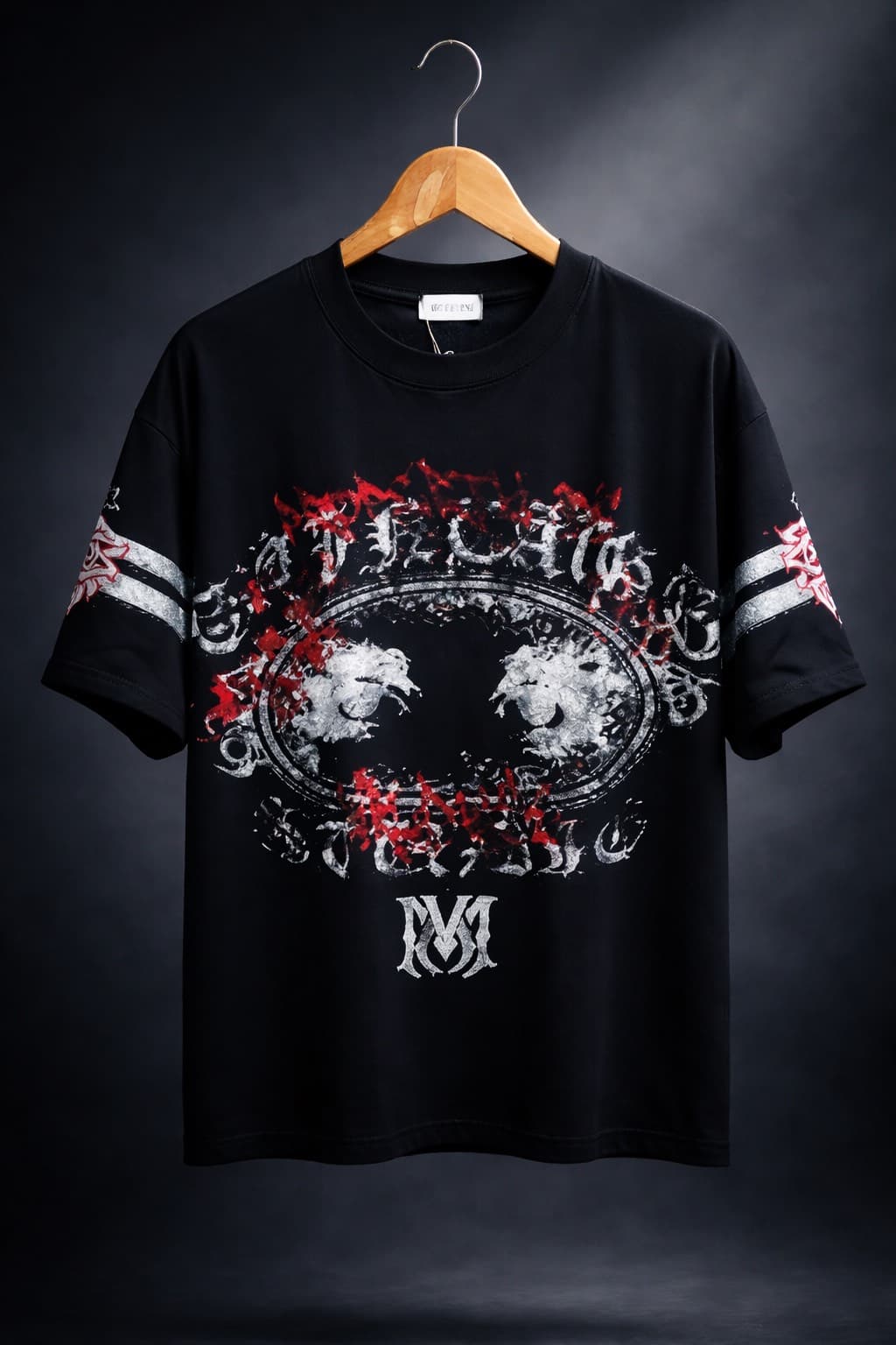 T-shirt cargo  noir