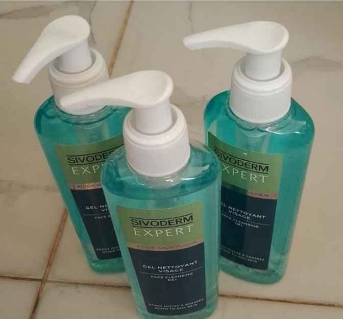 Lot de 3 gels visage sivoderm expert