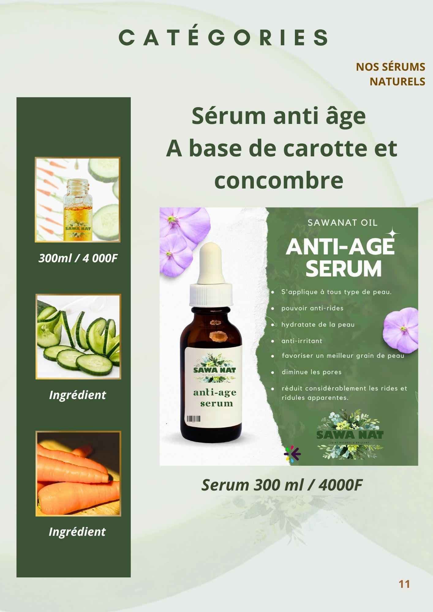 Serum anti âge 