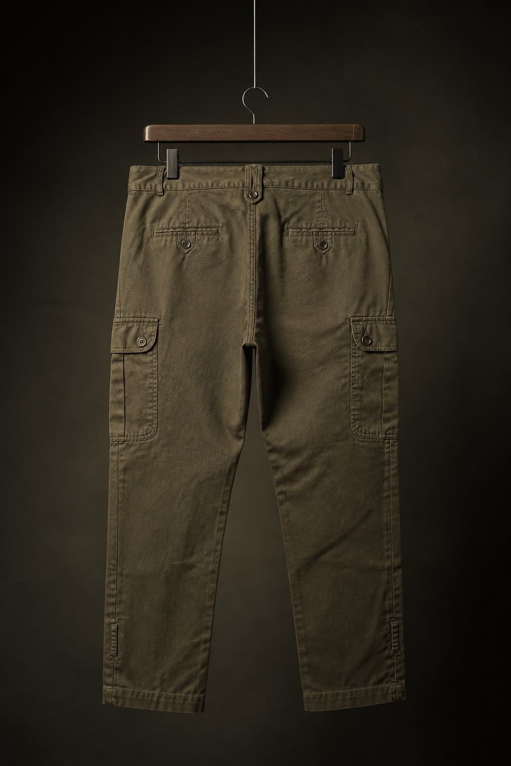 pantalon cargo vert