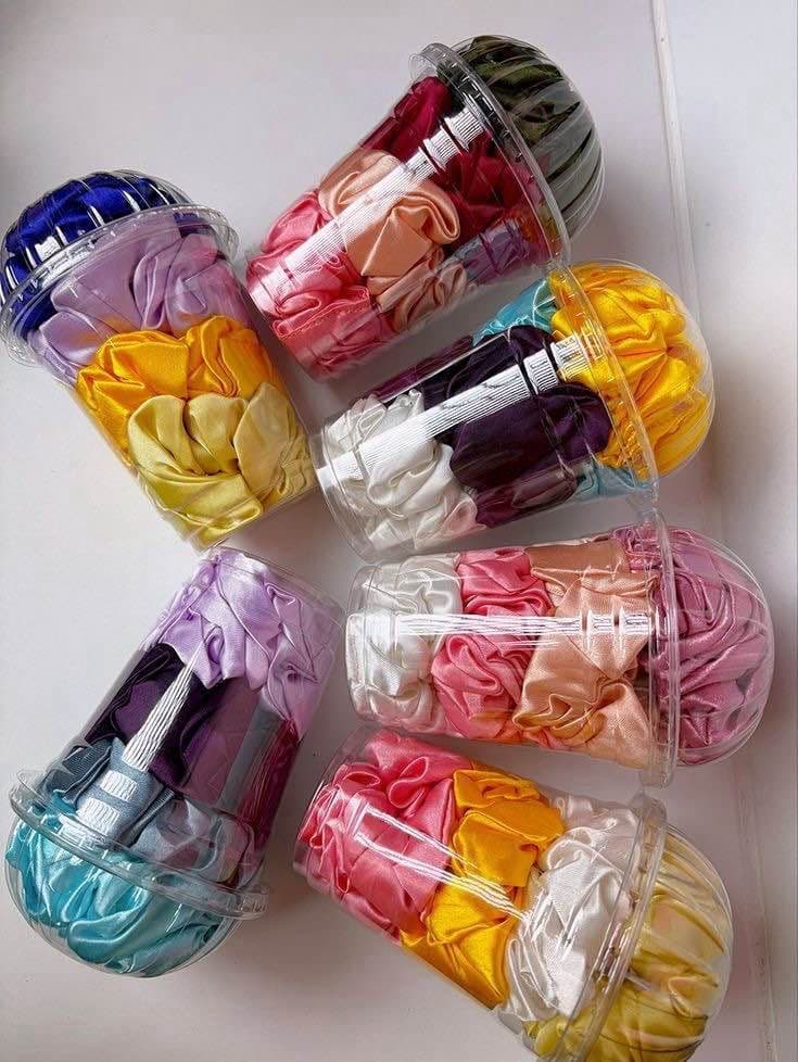 kit chouchou en satin