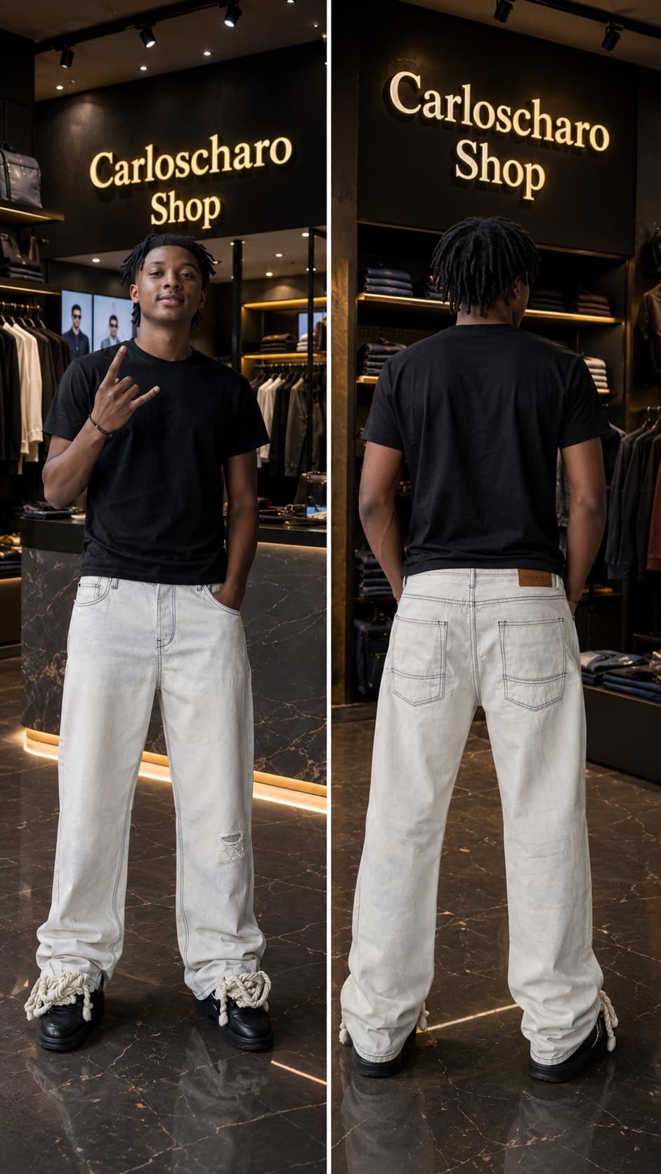 pantalon jean baggy