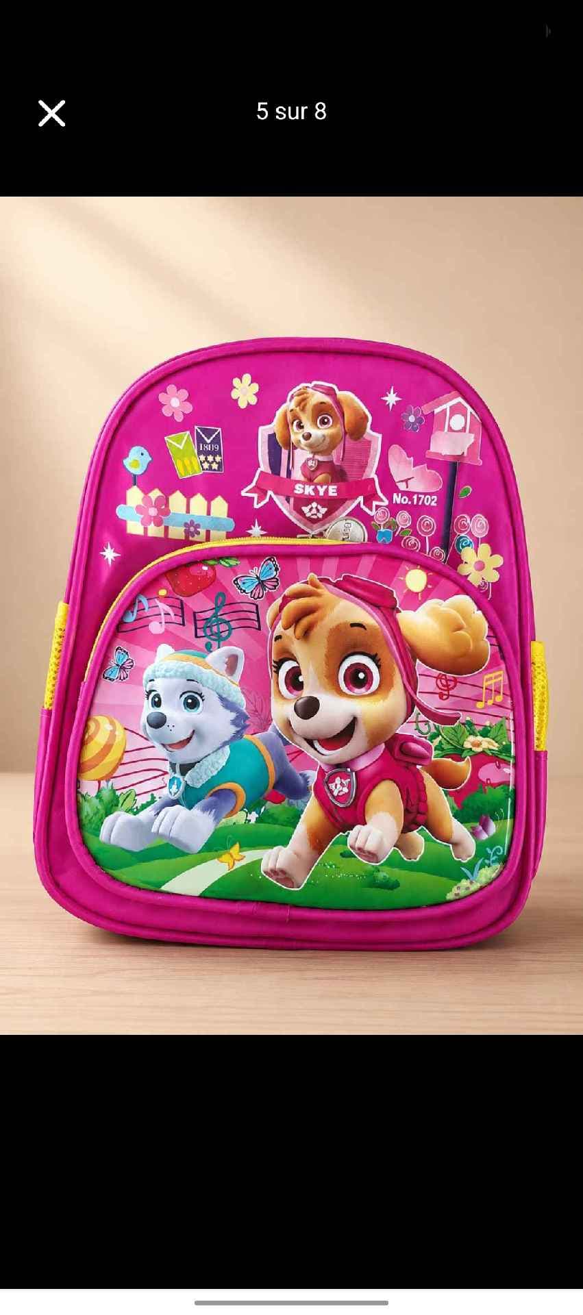 sac à dos filles CP1-CP2