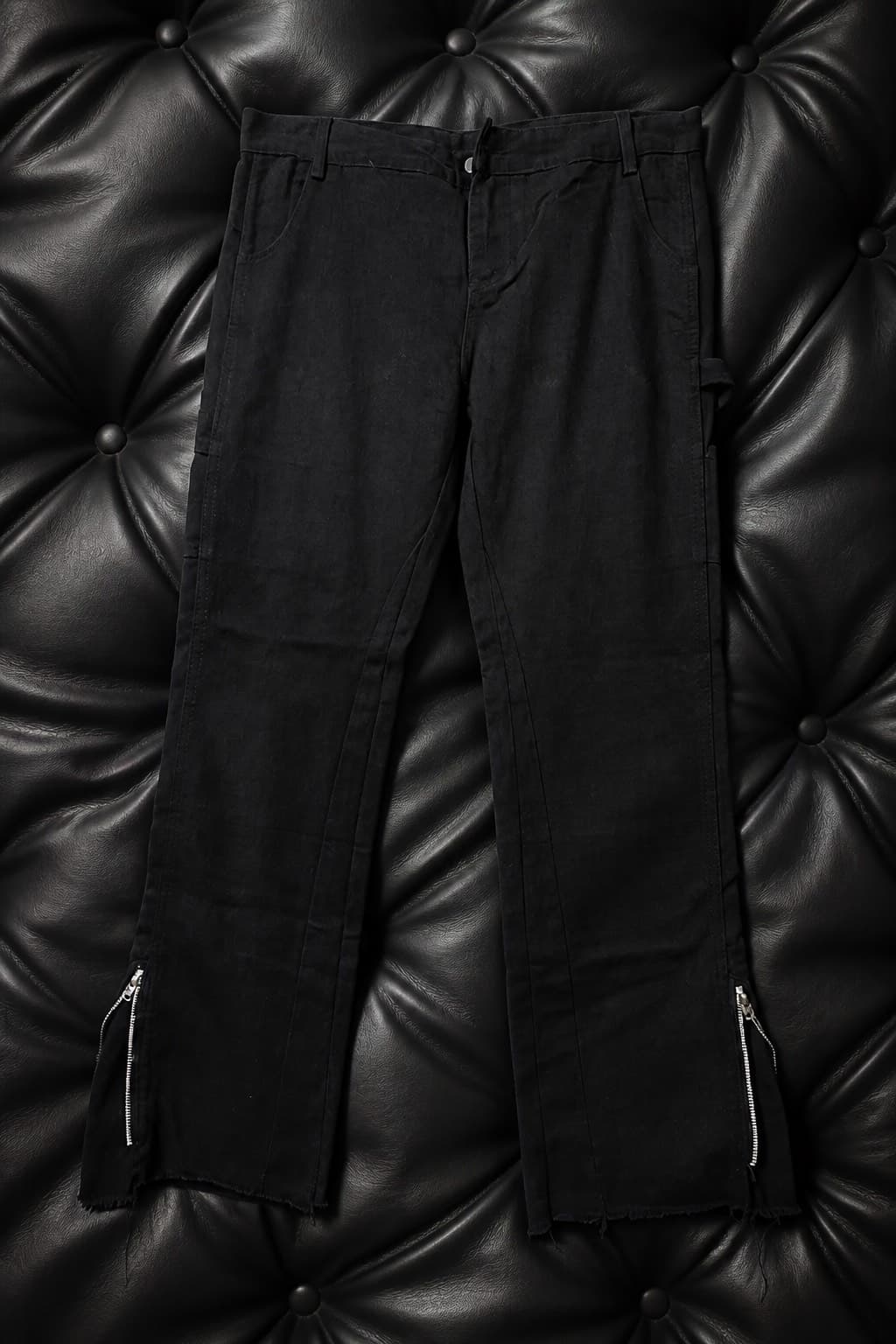pantalon jean cargo noir