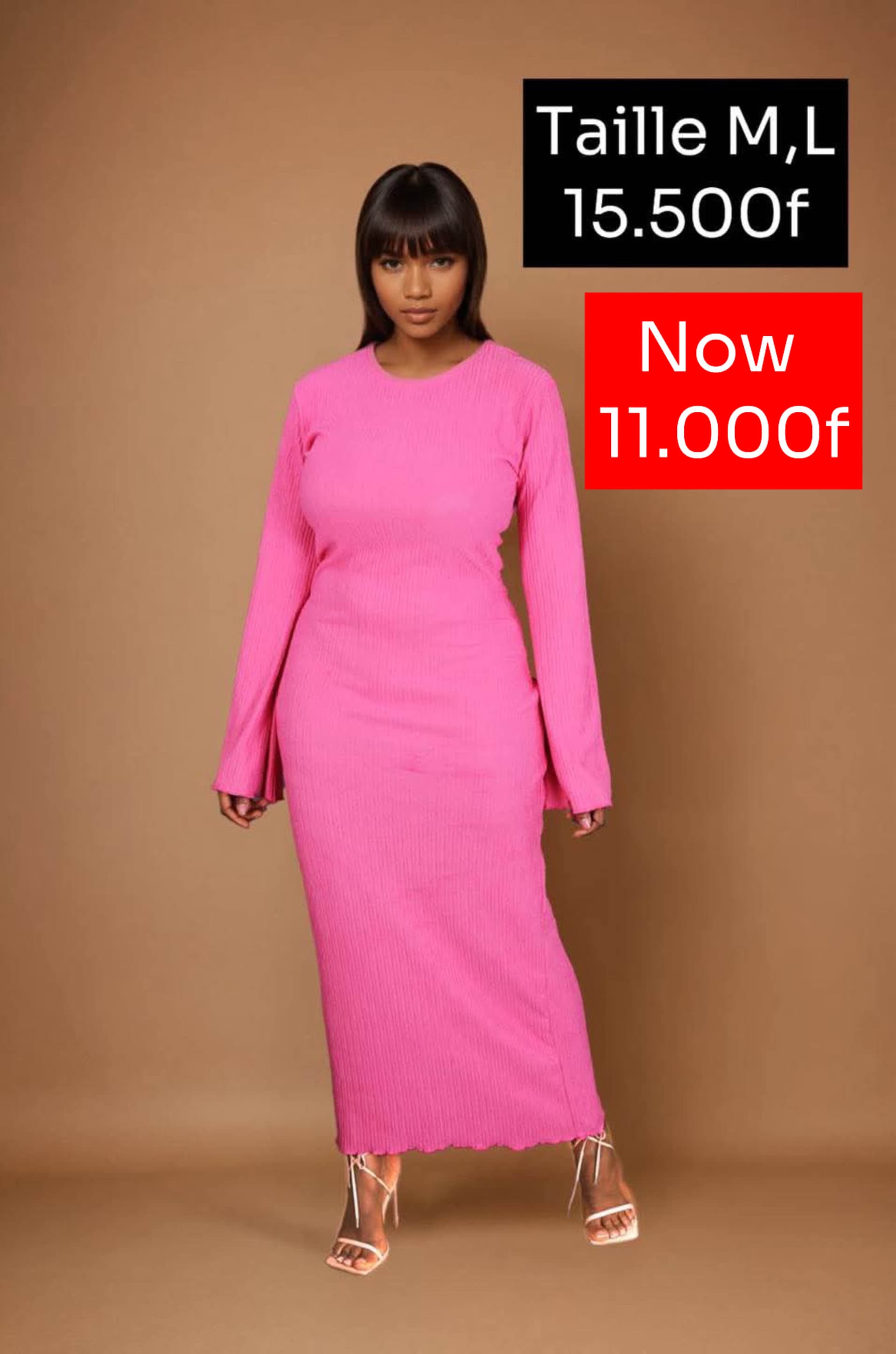 robe rose stretch