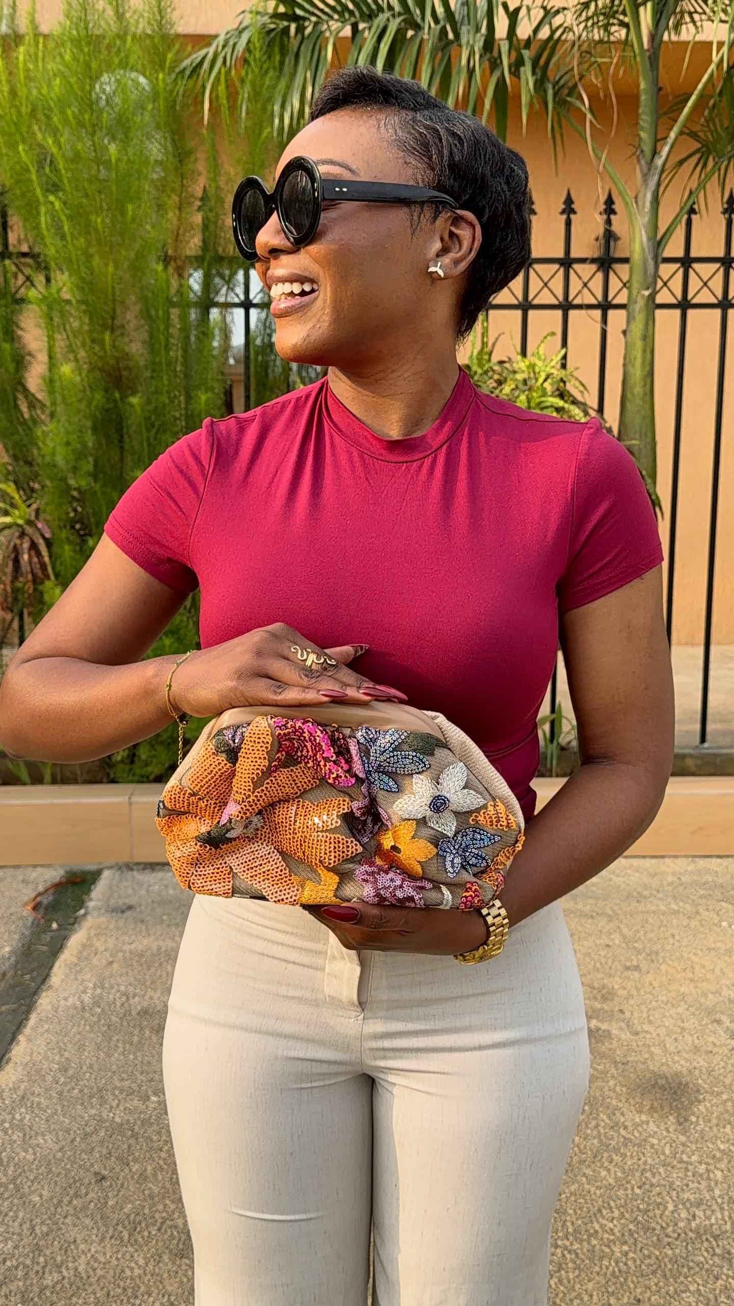 pochette en sequin