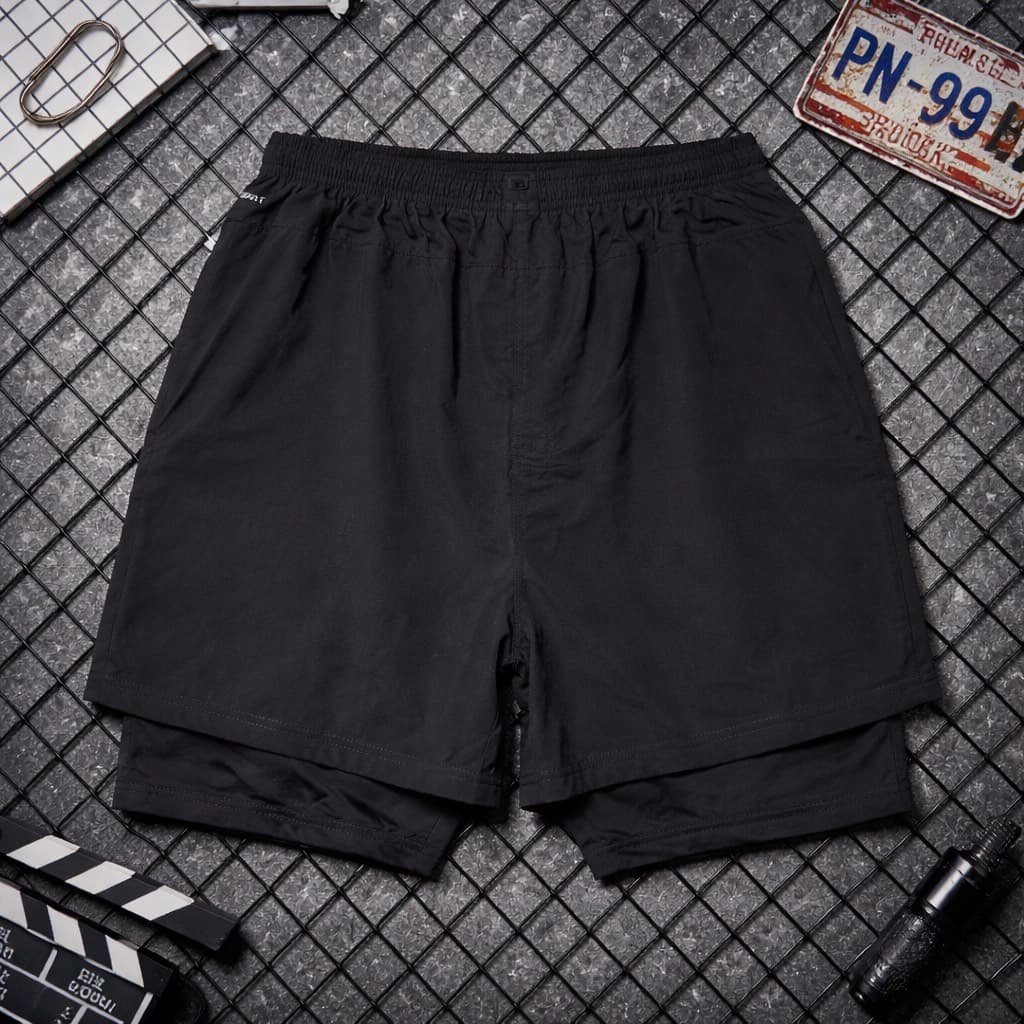 short de sport noir