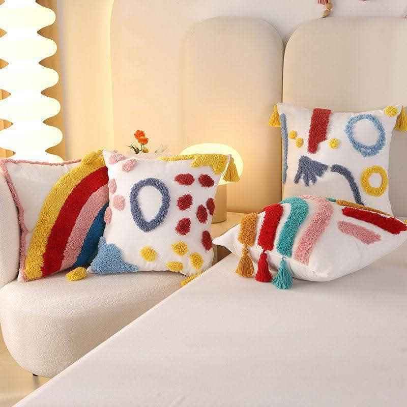 peluche et coussin