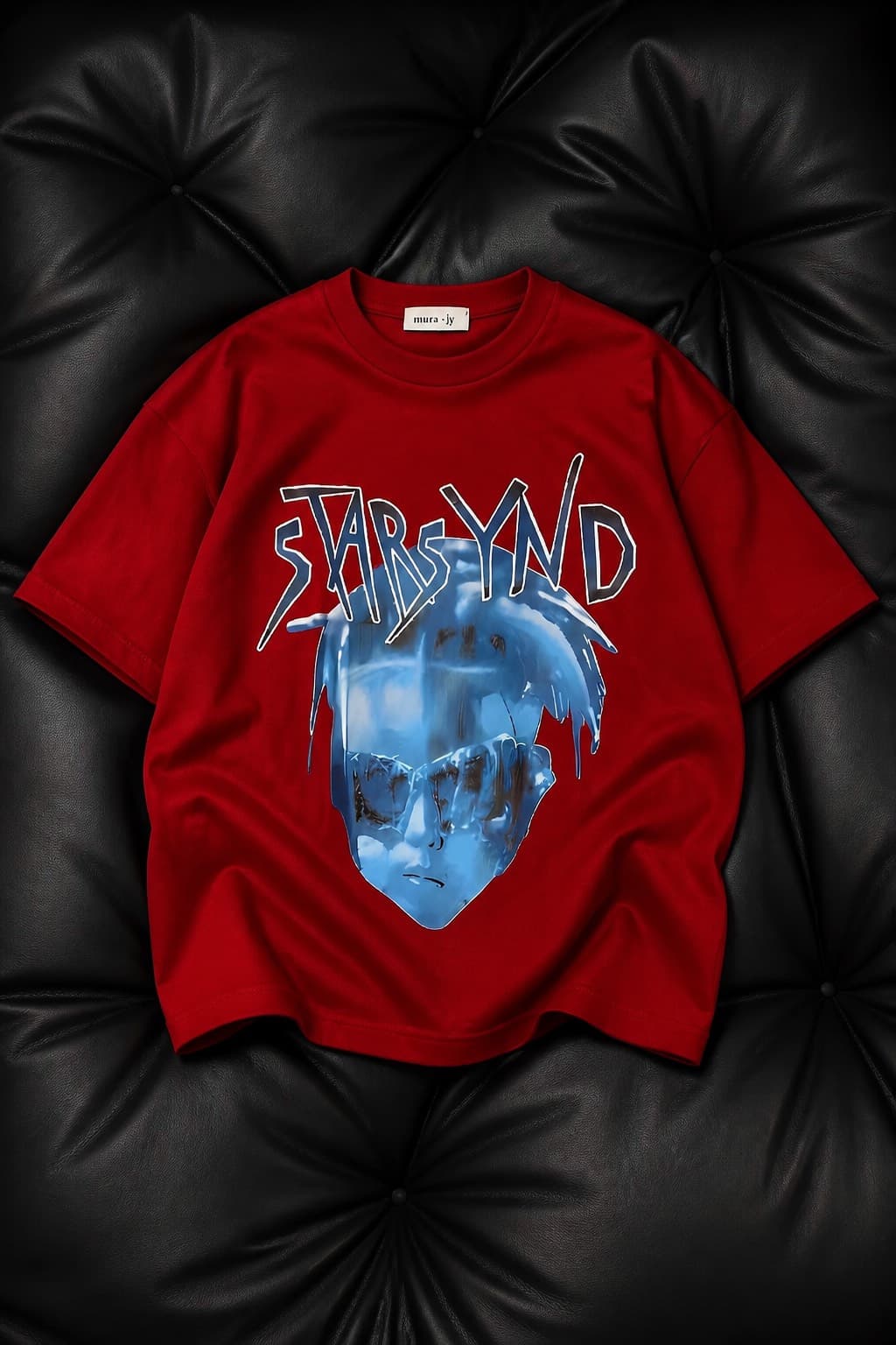 t-shirt rouge streetwear