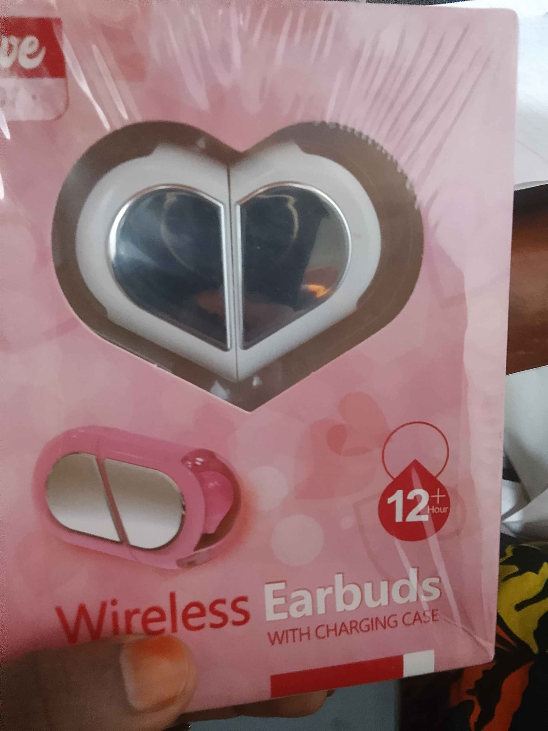 écouteurs en coeur