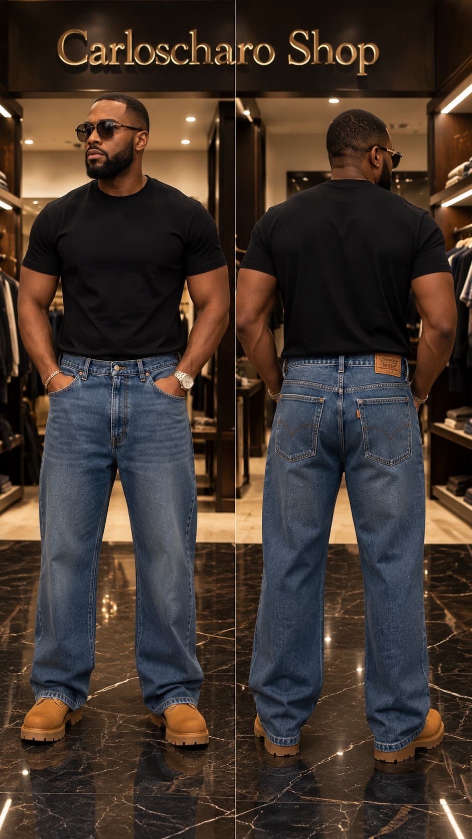 pantalon jean baggy