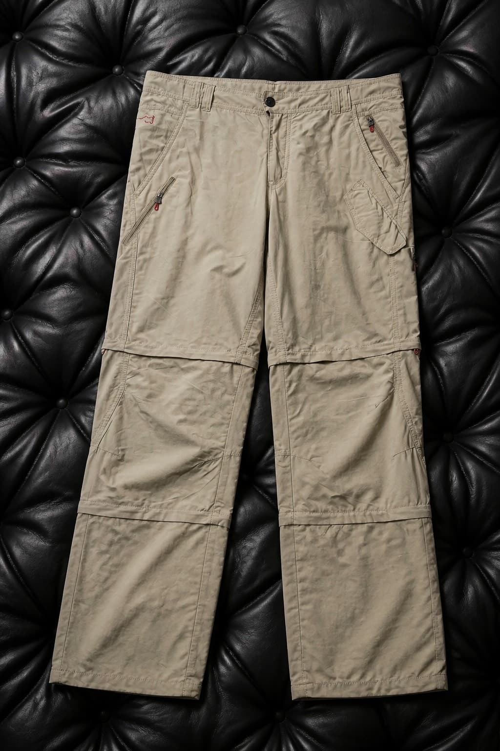 pantalon cargo kaki