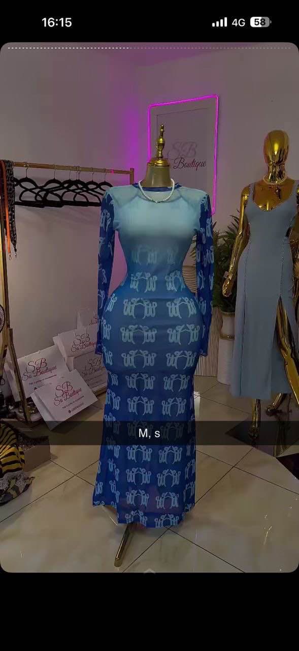 robe bleu