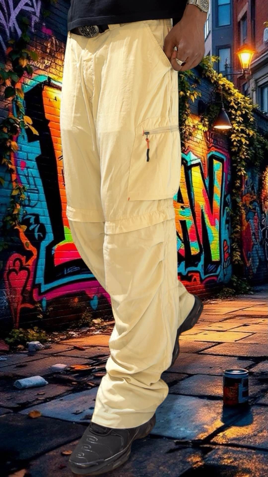 pantalon cargo amples