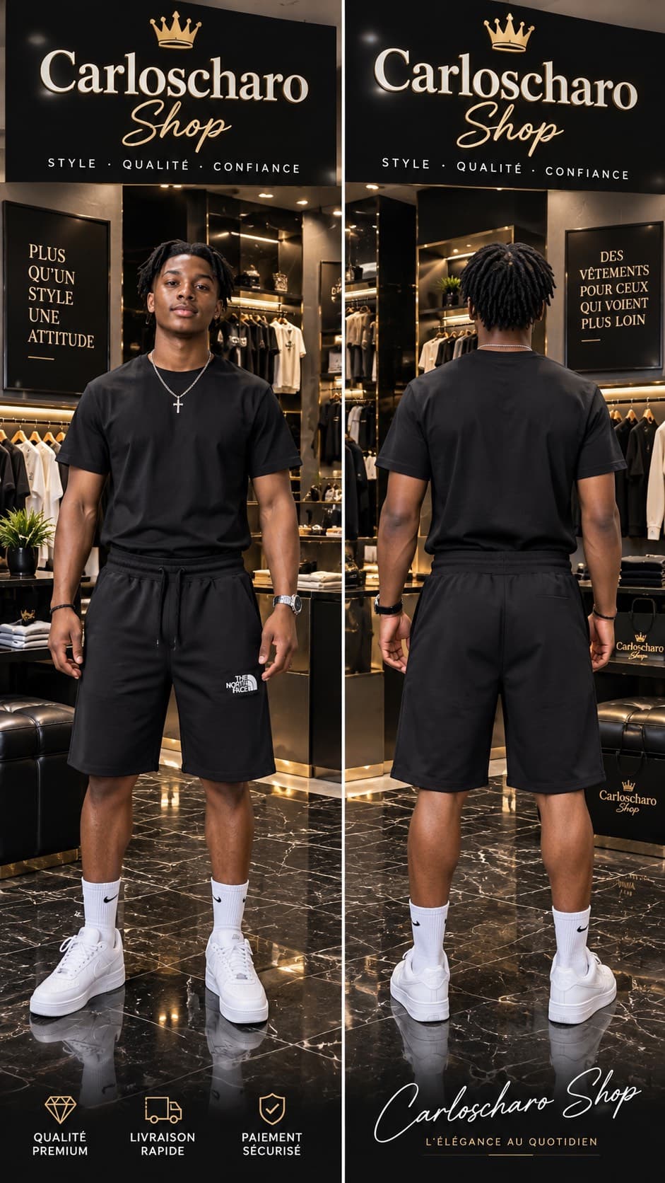 short THE NORTH FACE