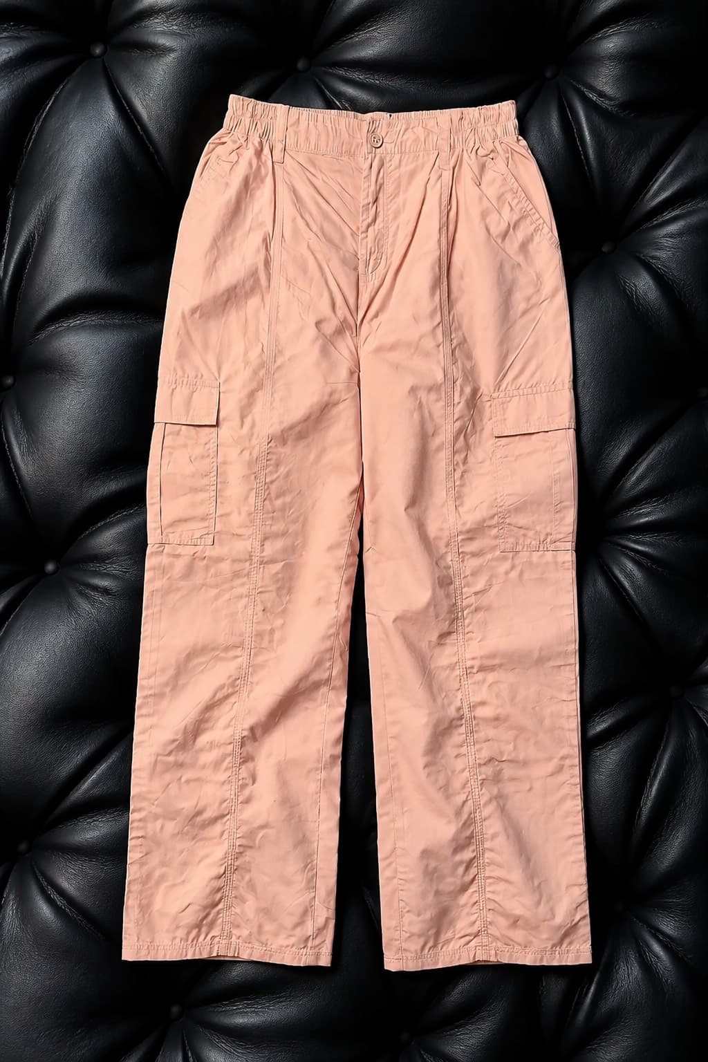 pantalon cargo rose