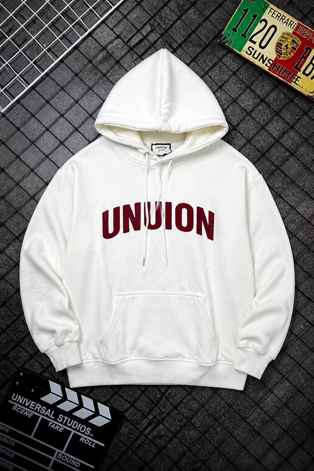 pull-over blanc