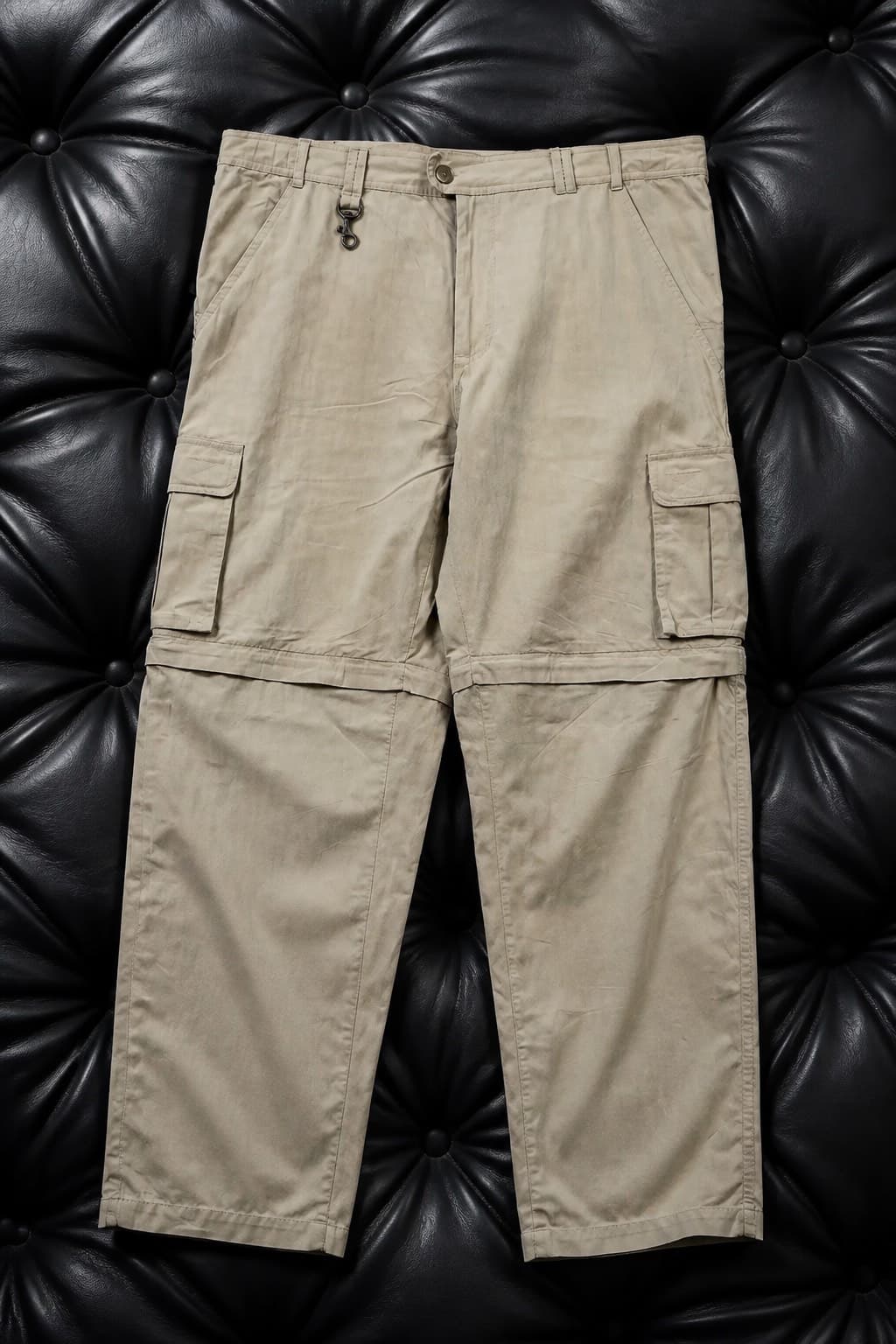 pantalon cargo kaki