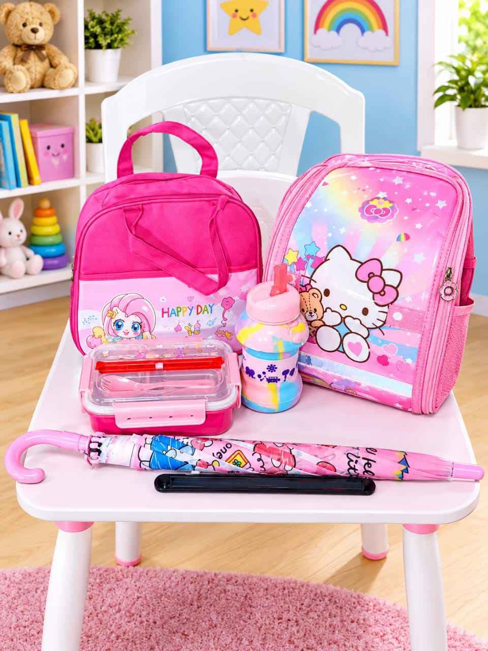 sac à dos ensemble kit scolaire marternel