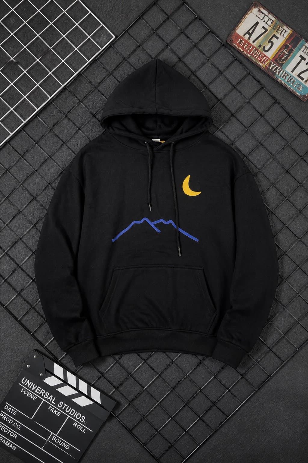 pull-over noir streetwear