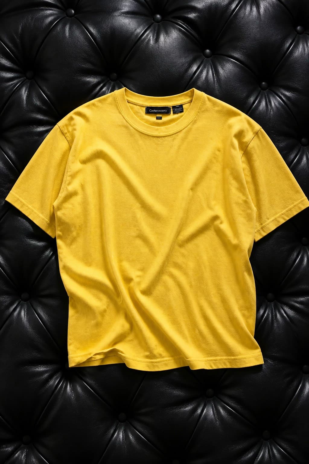 T-shirt jaune basique