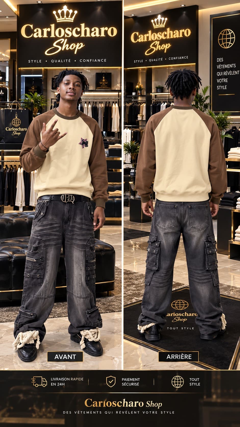 pull-over streetwear unisexe