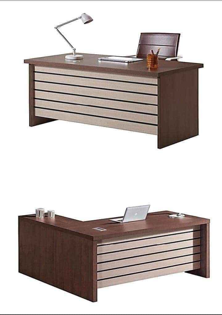 table bureau avec retour