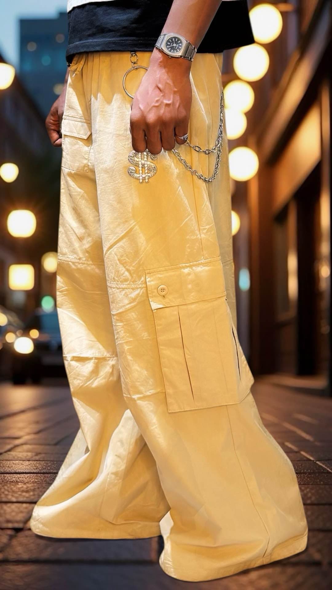 pantalon cargo gros bas