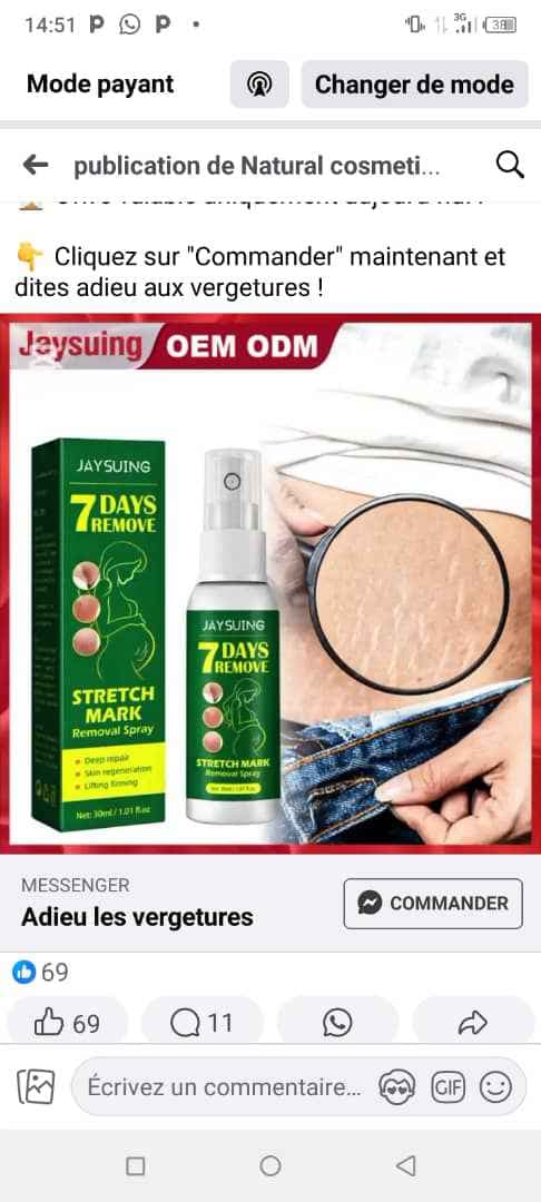 produit vergetures 