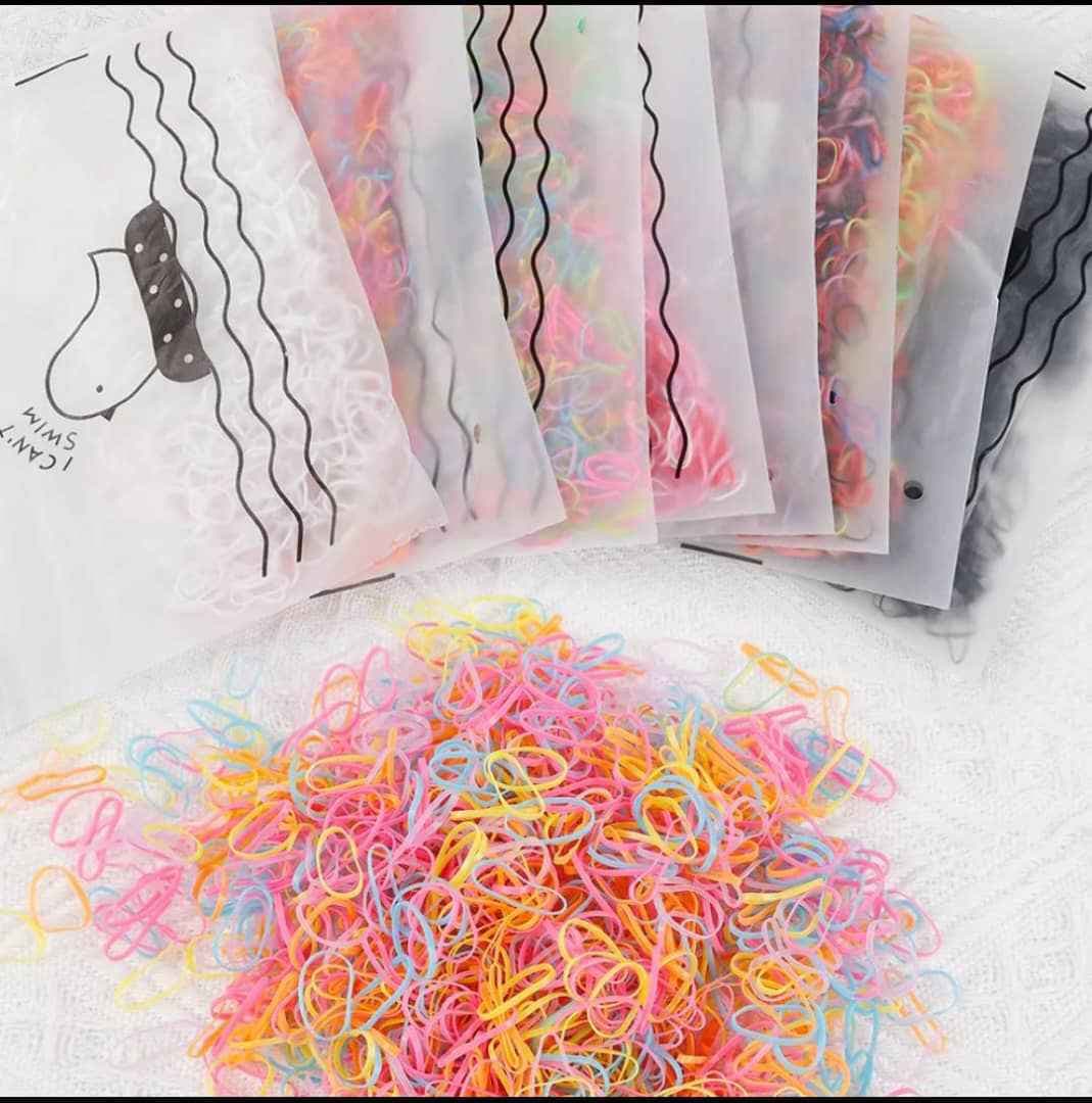 Élastiques colorés à cheveux
