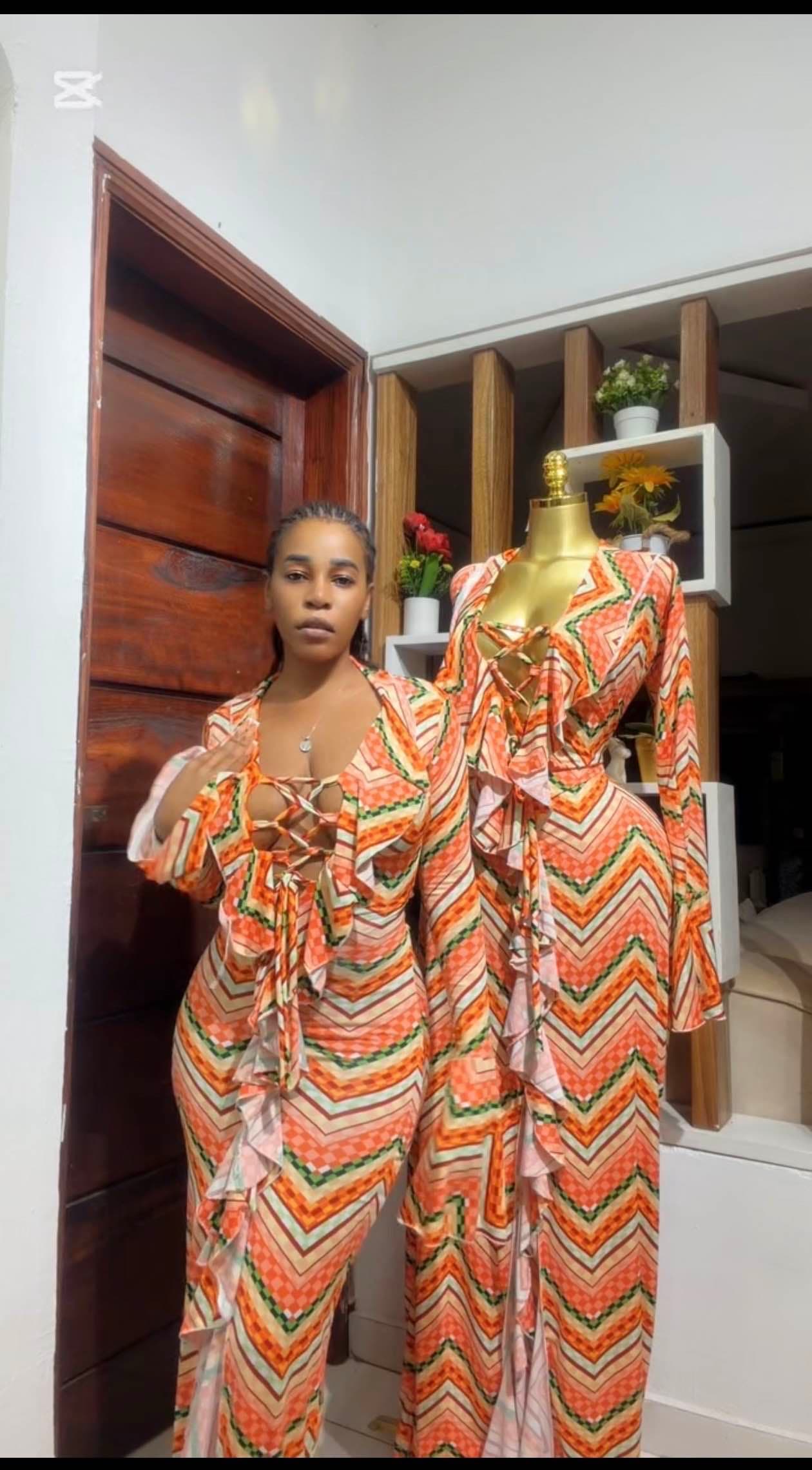 robe à froufrou