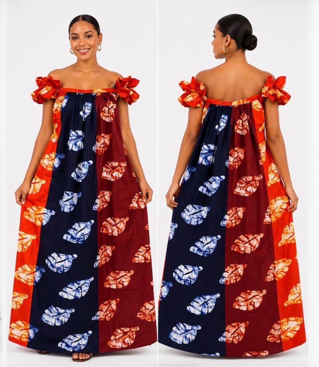 Robe Ankara Mini et Longue taille