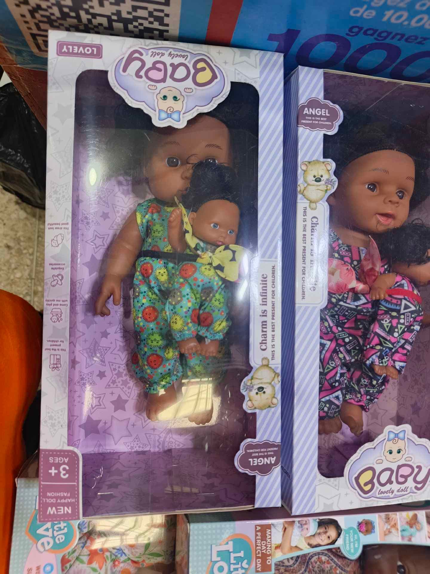 poupée africaine 2 en 1