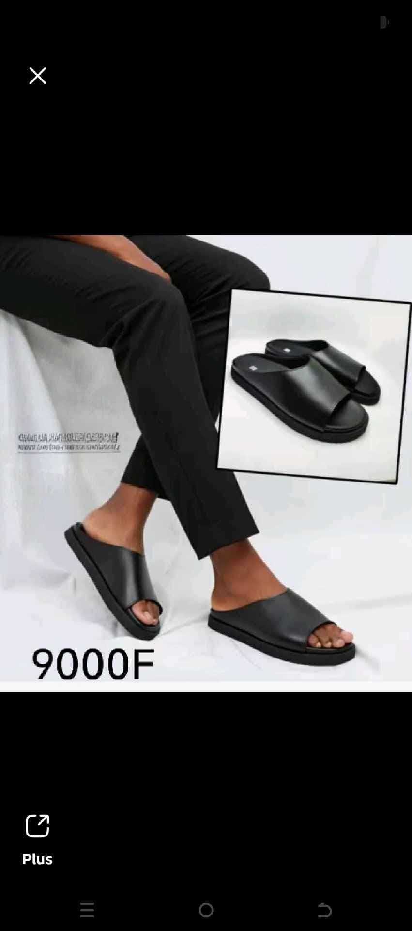 sandale en cuir