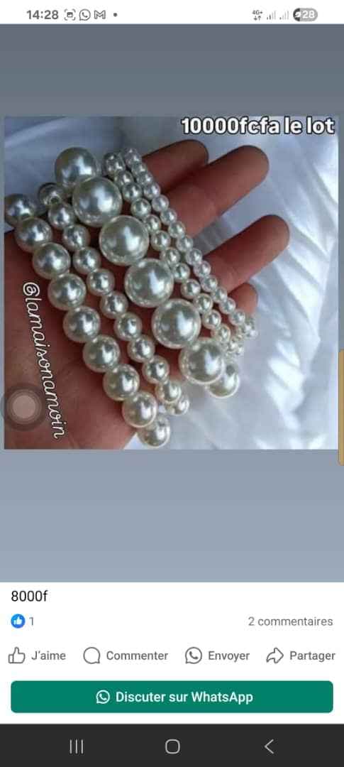 collier en perles