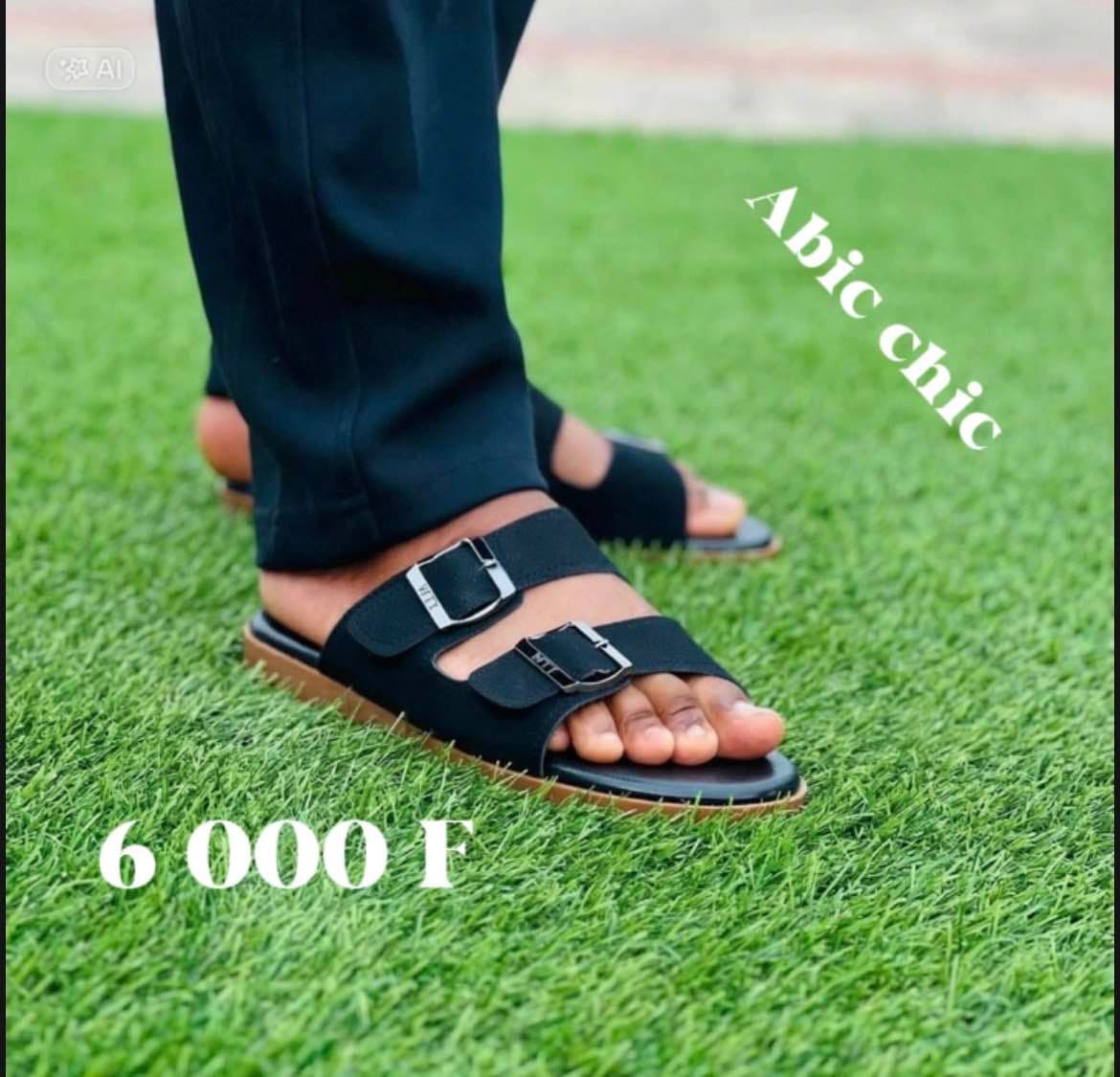 Sandales Homme Chic Double Boucle – ABIDCHIC