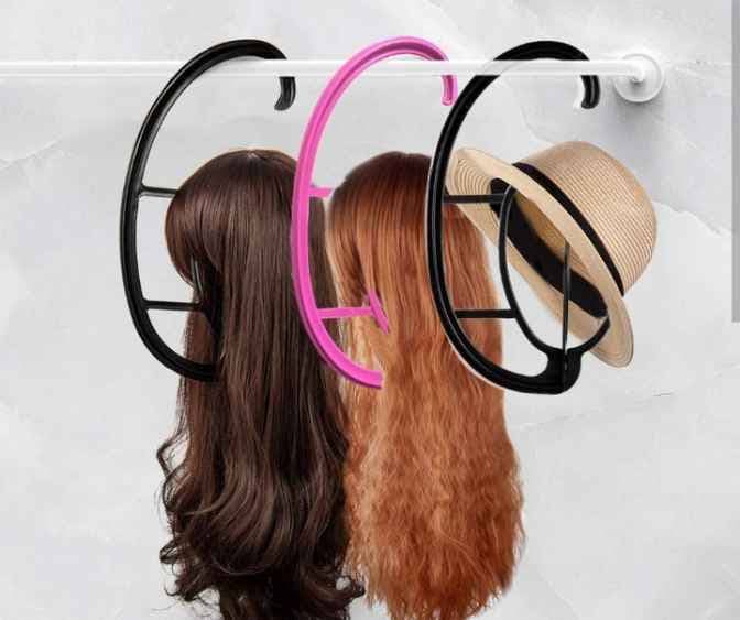 tête de perruque accrochable