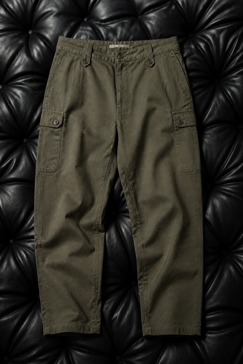 pantalon cargo vert