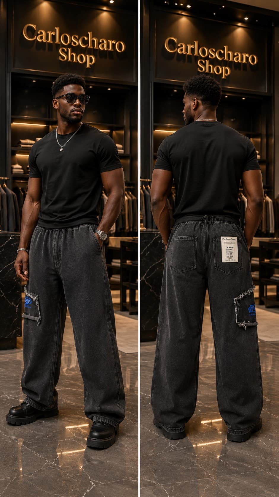 pantalon jean baggy