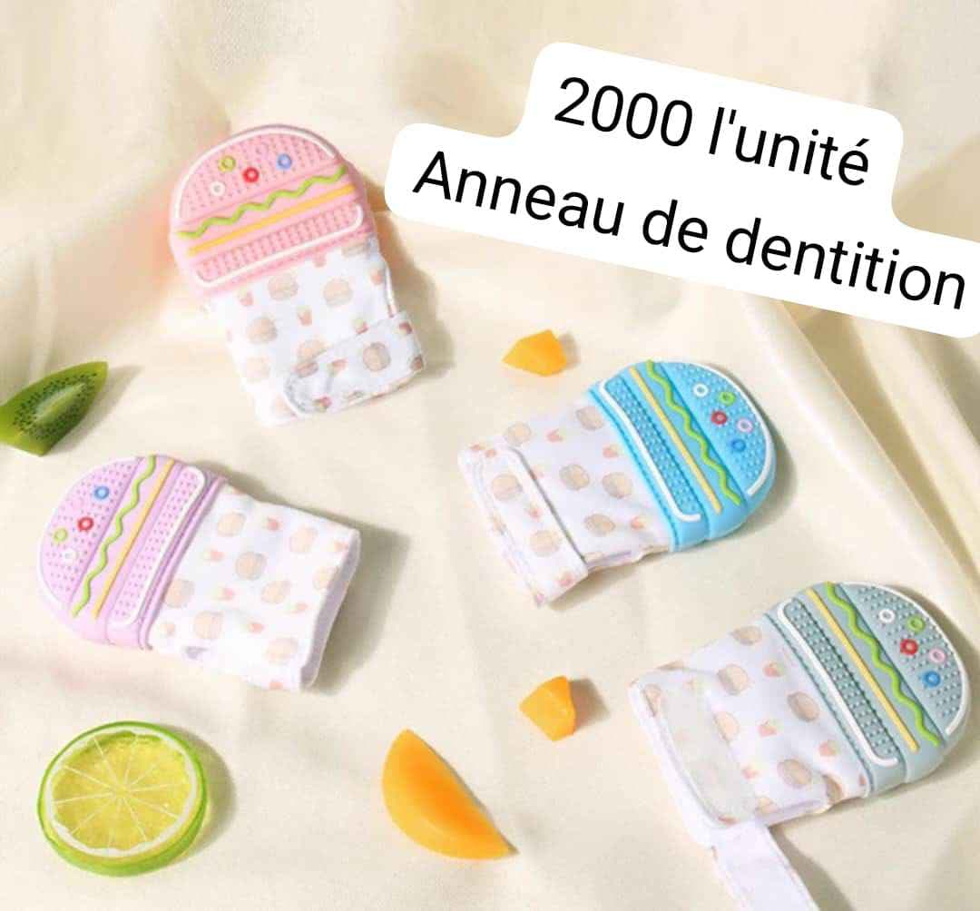 Gants de Dentition Bébé Hamburger