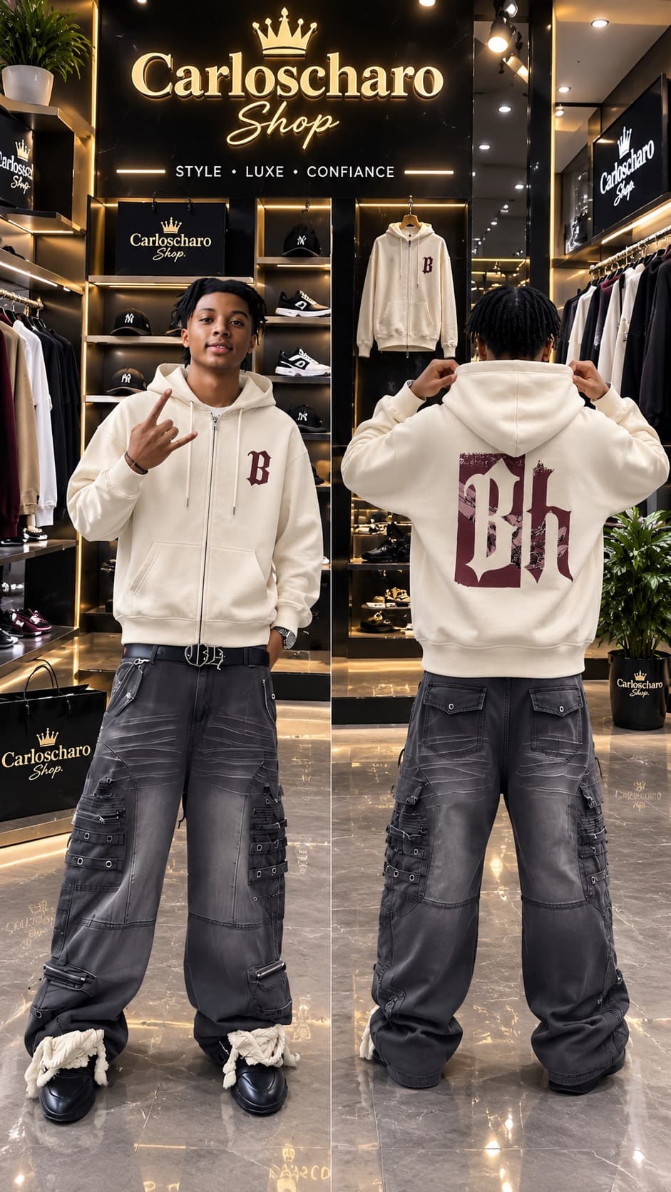 pull-over streetwear Bh