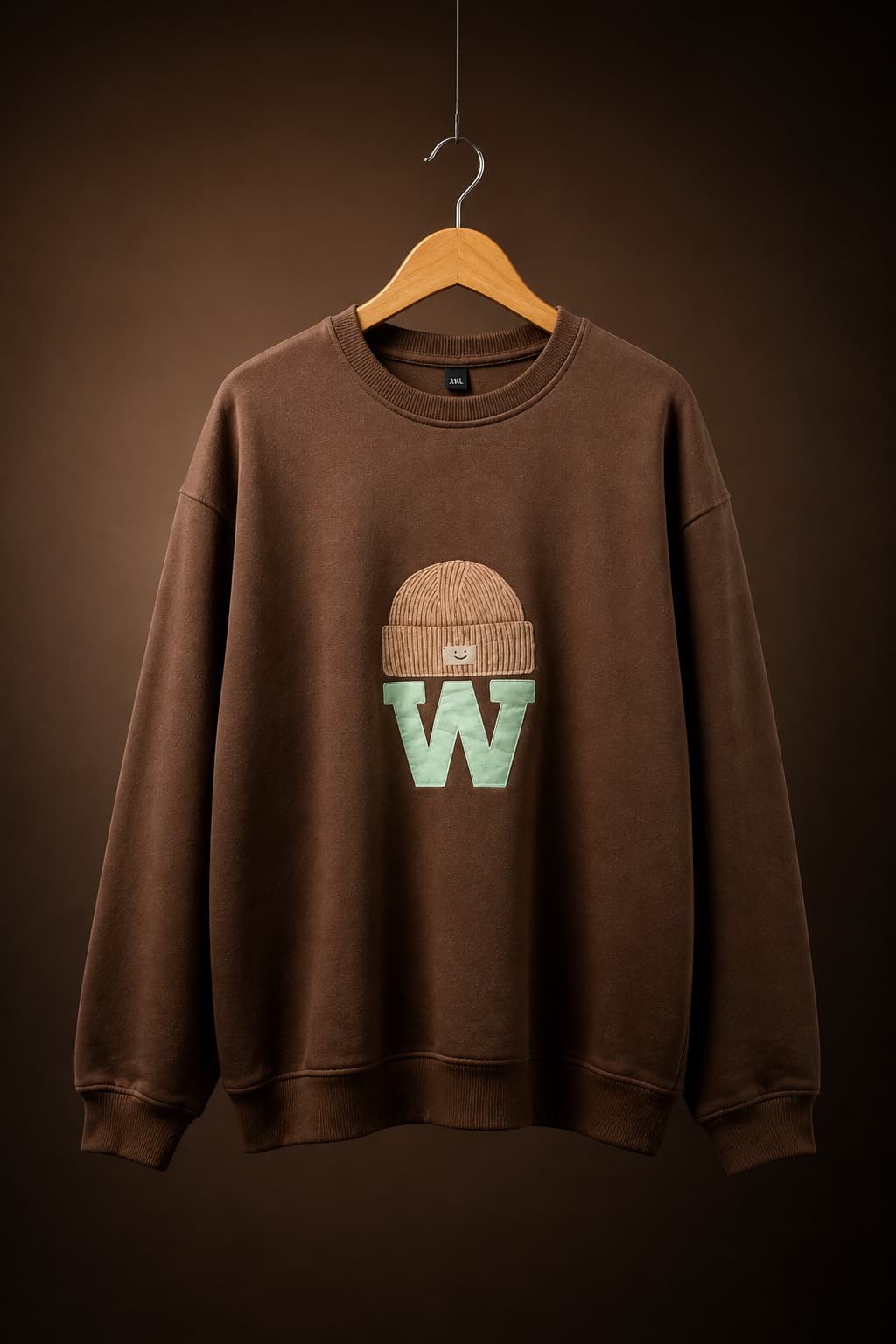 pull-over marron
