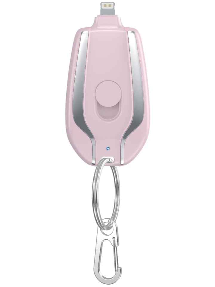 porte clé en power pink/type C