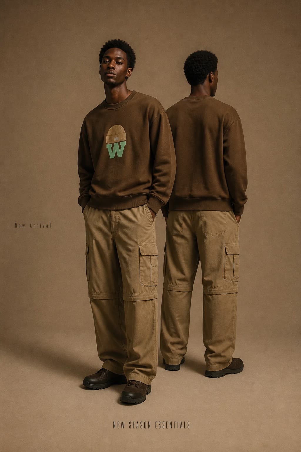 pull-over + pantalon cargo